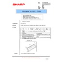 Sharp AR-M276 (serv.man78) Service Manual / Technical Bulletin