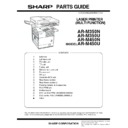 Sharp AR-M35, AR-M450 (serv.man31) Service Manual / Parts Guide
