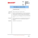 Sharp AR-M35, AR-M450 (serv.man61) Service Manual / Technical Bulletin