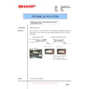 Sharp AR-M550 (serv.man101) Service Manual / Technical Bulletin
