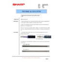 Sharp AR-M550 (serv.man110) Service Manual / Technical Bulletin