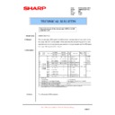 Sharp AR-M550 (serv.man117) Service Manual / Technical Bulletin