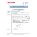 Sharp AR-M550 (serv.man134) Service Manual / Technical Bulletin