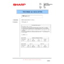 Sharp AR-M620 (serv.man148) Service Manual / Technical Bulletin