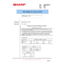 Sharp AR-M620 (serv.man160) Service Manual / Technical Bulletin