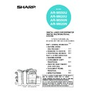Sharp AR-M620 (serv.man68) User Manual / Operation Manual
