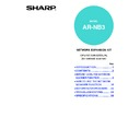 Sharp AR-NB3 (serv.man9) User Manual / Operation Manual