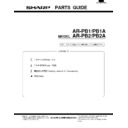Sharp AR-PB2A (serv.man8) Service Manual / Parts Guide