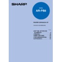 Sharp AR-PB8 (serv.man11) User Manual / Operation Manual