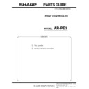 Sharp AR-PE3 (serv.man5) Service Manual / Parts Guide