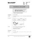 Sharp AR-SP2 (serv.man27) Service Manual / Technical Bulletin