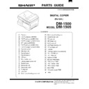 Sharp DM-1500 (serv.man3) Service Manual / Parts Guide