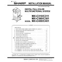 Sharp DX-C310, DX-C311, DX-C400, DX-C401 (serv.man6) Service Manual