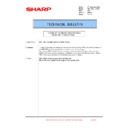 Sharp MX-1800N (serv.man108) Service Manual / Technical Bulletin