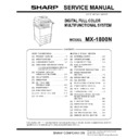 Sharp MX-1800N (serv.man8) Service Manual