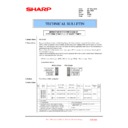 Sharp MX-1800N (serv.man84) Service Manual / Technical Bulletin