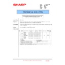 Sharp MX-1800N (serv.man85) Service Manual / Technical Bulletin