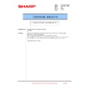 Sharp MX-2300N, MX-2700N, MX-2300G, MX-2700G, MX-2300FG, MX-2700FG (serv.man104) Service Manual / Technical Bulletin