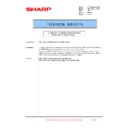 Sharp MX-2300N, MX-2700N, MX-2300G, MX-2700G, MX-2300FG, MX-2700FG (serv.man106) Service Manual / Technical Bulletin