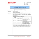 Sharp MX-2300N, MX-2700N, MX-2300G, MX-2700G, MX-2300FG, MX-2700FG (serv.man132) Service Manual / Technical Bulletin