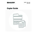 Sharp MX-2300N, MX-2700N, MX-2300G, MX-2700G, MX-2300FG, MX-2700FG (serv.man23) User Manual / Operation Manual