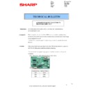 Sharp MX-2300N, MX-2700N, MX-2300G, MX-2700G, MX-2300FG, MX-2700FG (serv.man50) Service Manual / Technical Bulletin