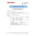 Sharp MX-2300N, MX-2700N, MX-2300G, MX-2700G, MX-2300FG, MX-2700FG (serv.man80) Service Manual / Technical Bulletin