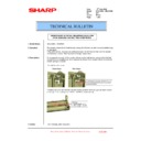 Sharp MX-2300N, MX-2700N, MX-2300G, MX-2700G, MX-2300FG, MX-2700FG (serv.man88) Service Manual / Technical Bulletin
