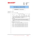 Sharp MX-2301N (serv.man42) Service Manual / Technical Bulletin