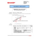 Sharp MX-2310U, MX-3111U (serv.man150) Service Manual / Technical Bulletin