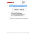 Sharp MX-2310U, MX-3111U (serv.man152) Service Manual / Technical Bulletin