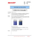 Sharp MX-2310U, MX-3111U (serv.man170) Service Manual / Technical Bulletin