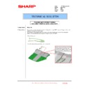 Sharp MX-2310U, MX-3111U (serv.man193) Service Manual / Technical Bulletin