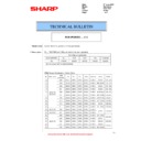 Sharp MX-2310U, MX-3111U (serv.man52) Service Manual / Technical Bulletin