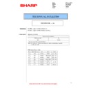 Sharp MX-2310U, MX-3111U (serv.man53) Service Manual / Technical Bulletin