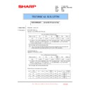 Sharp MX-2600N, MX-3100N, MX-2600G, MX-3100G (serv.man102) Service Manual / Technical Bulletin