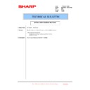 Sharp MX-2600N, MX-3100N, MX-2600G, MX-3100G (serv.man104) Service Manual / Technical Bulletin