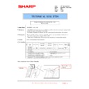 Sharp MX-2600N, MX-3100N, MX-2600G, MX-3100G (serv.man112) Service Manual / Technical Bulletin