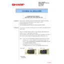 Sharp MX-2600N, MX-3100N, MX-2600G, MX-3100G (serv.man47) Service Manual / Technical Bulletin