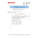 Sharp MX-2600N, MX-3100N, MX-2600G, MX-3100G (serv.man59) Service Manual / Technical Bulletin
