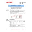 Sharp MX-2600N, MX-3100N, MX-2600G, MX-3100G (serv.man60) Service Manual / Technical Bulletin