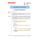 Sharp MX-2600N, MX-3100N, MX-2600G, MX-3100G (serv.man98) Service Manual / Technical Bulletin