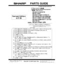Sharp MX-2610N, MX-3110N, MX-3610N (serv.man17) Service Manual / Parts Guide