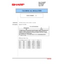 Sharp MX-2610N, MX-3110N, MX-3610N (serv.man170) Service Manual / Technical Bulletin