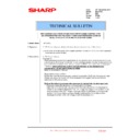 Sharp MX-2610N, MX-3110N, MX-3610N (serv.man224) Service Manual / Technical Bulletin