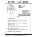 Sharp MX-3050N, MX-3060N, MX-3070N, MX-3550N, MX-3560N, MX-3570N, MX-4050N, MX-4060N, MX-4070N (serv.man10) Service Manual / Parts Guide