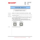 Sharp MX-3500N, MX-3501N, MX-4500N, MX-4501N (serv.man103) Service Manual / Technical Bulletin