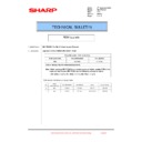 Sharp MX-3500N, MX-3501N, MX-4500N, MX-4501N (serv.man105) Service Manual / Technical Bulletin
