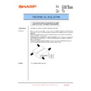Sharp MX-3500N, MX-3501N, MX-4500N, MX-4501N (serv.man113) Service Manual / Technical Bulletin