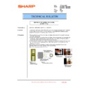 Sharp MX-3500N, MX-3501N, MX-4500N, MX-4501N (serv.man114) Service Manual / Technical Bulletin
